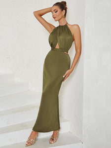 Elegant Party Trumpet Mermaid Backless Gown Evening Dresses