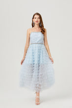 Ladies pearl sequin studded cake dress