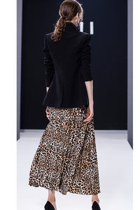 AUI-BLAZER AND LEOPARD DRESS SET