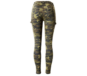 Charlie Charlie Charlotte-Camouflage Skinny Denim Jeans