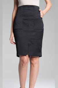 High Waisted Classic Skirt - Black