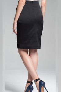 High Waisted Classic Skirt - Black