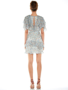 TALULAH-BOUQUET MINI DRESS