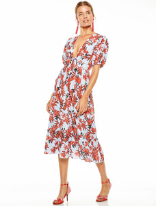 TALULAH - RED SEA MIDI DRESS