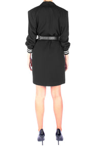 Nicole Miller - Techy Crepe Boyfriend Jacket