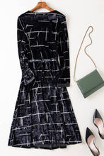 Velvet Fit and Flare Dress