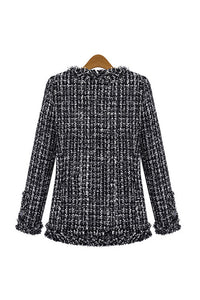 Open Tweed Coat