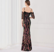 Taylor Cap Sleeve Sequin Maxi Dress