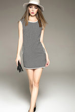 Sleeveless Back Zipper Sheath Dress