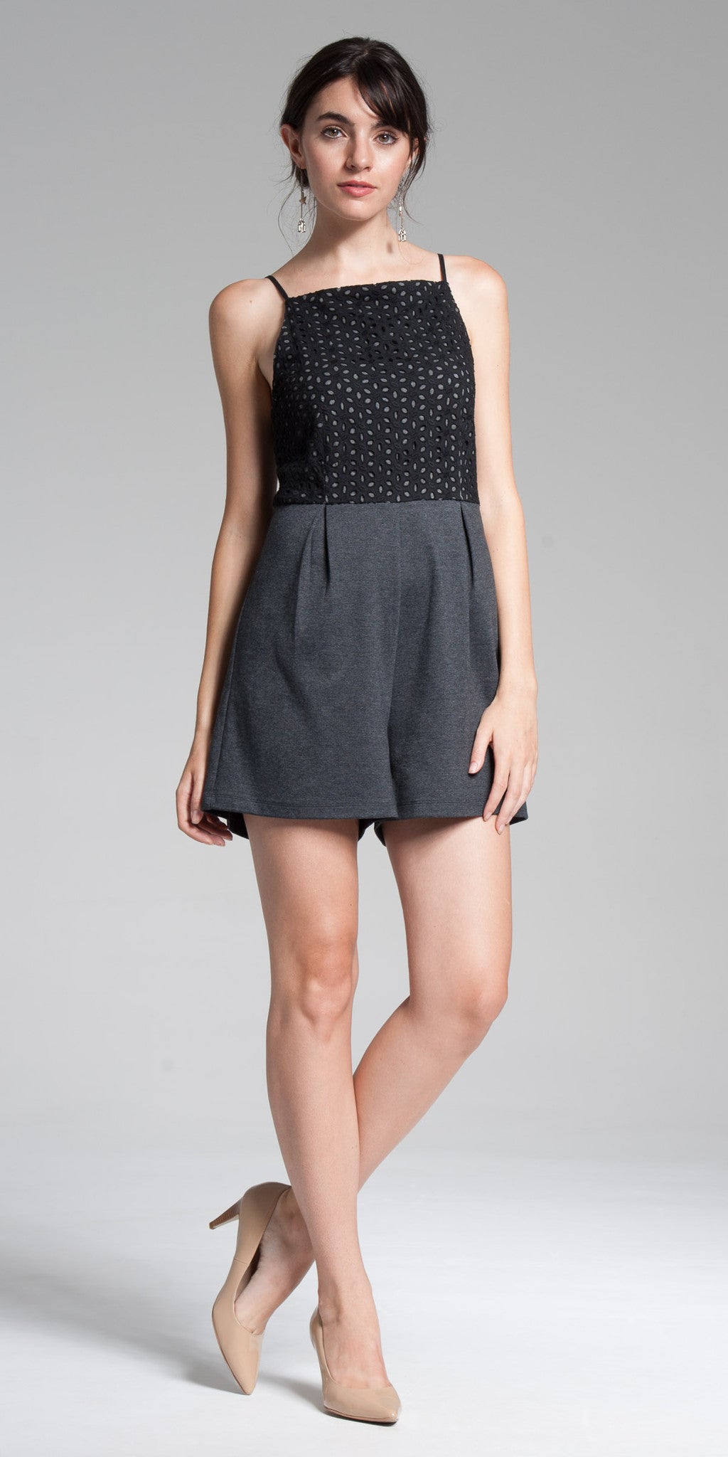 Eyelet Romper